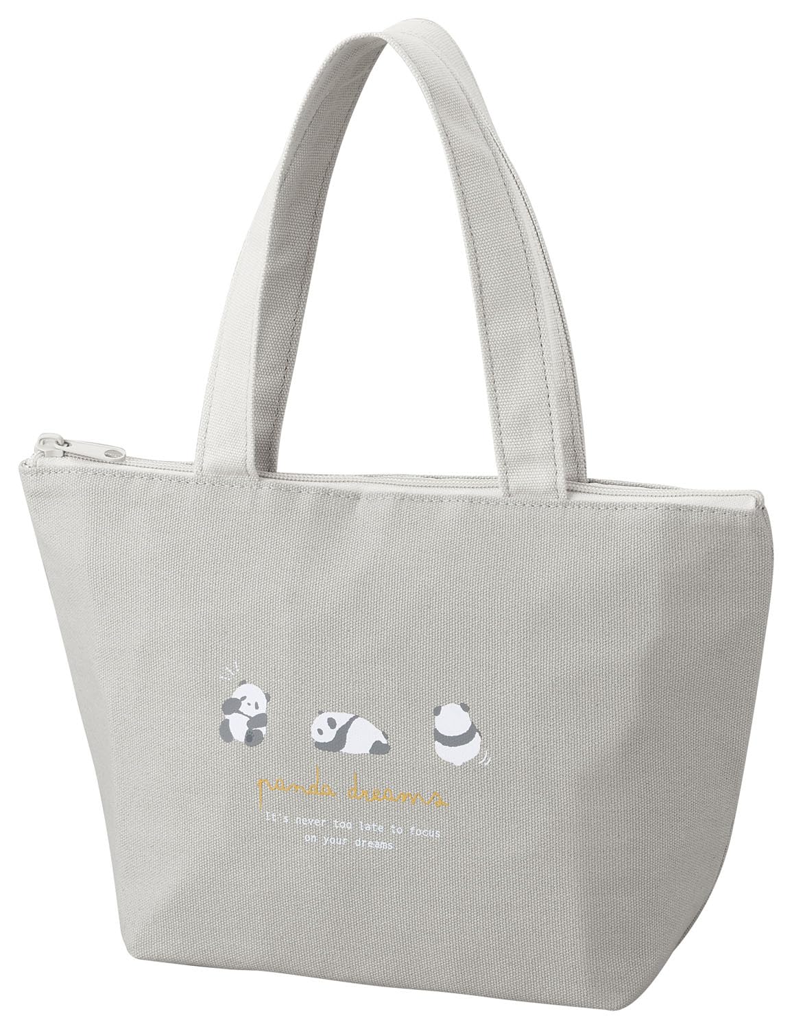 

OSK Panda Lunch Bag with Zipper, Insulated Aluminum Tote Bag, Stylish and Cute, Unisex, for Kids, Students, and Adults (TB-14)