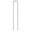 VidaXL U-shaped Ground Pegs 50 Pcs 20x3.5 Cm Galvanized Steel, Garden Stake, Stake for Garden Membrane, 4009366