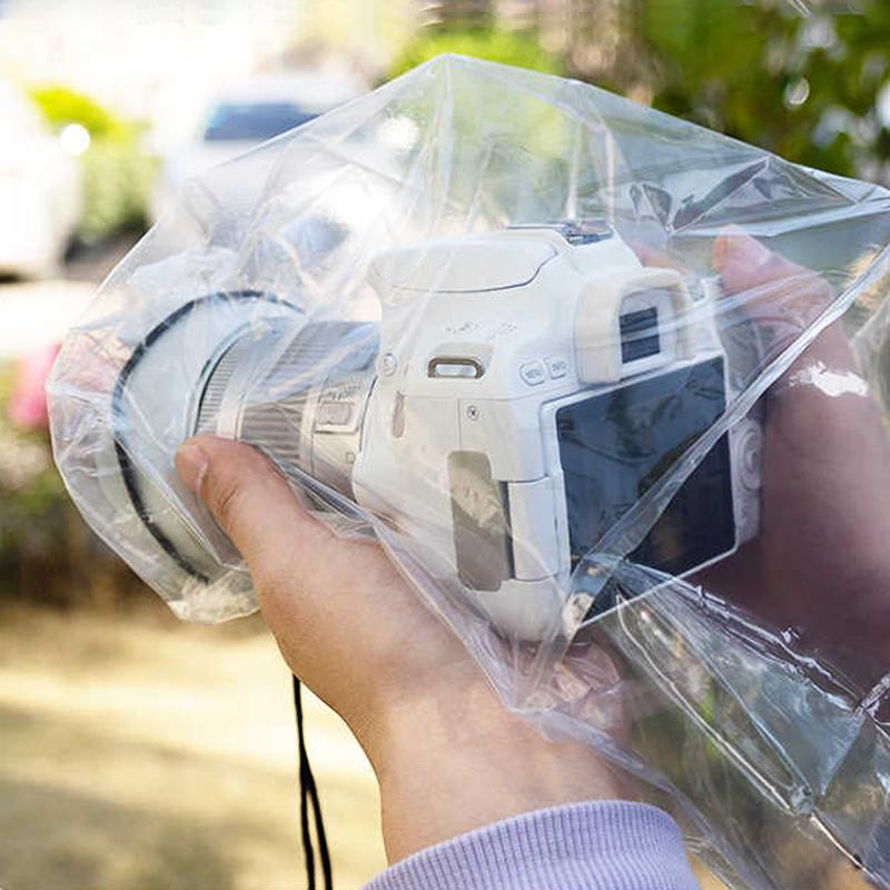 2 Stück Wasserdichter Regenmantel Kamera Regenschutz Hülle Tasche Schutz für Ri-5/Ri-6/Ri-S/Ri-Sf/Ri-St1 Kamera Regenfeste Zubehörteile