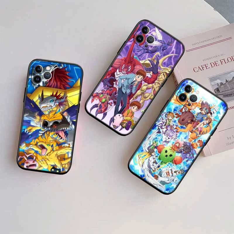 D-Digimons Phone Case for Redmi Note 12 12S 12C 13 13C 13R 14 14S 14R 14C 11A 13X A3 A3X A4 A5 Pro Max Plus