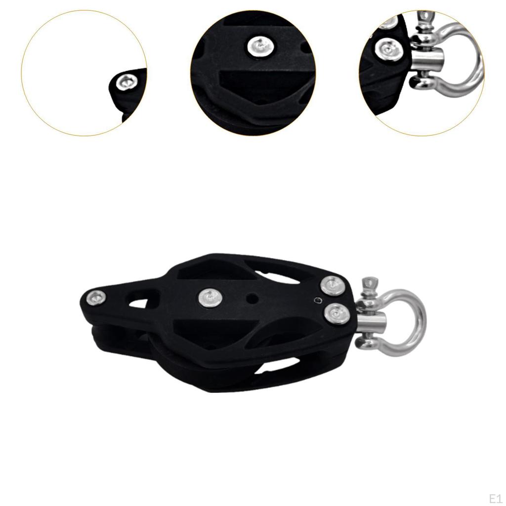 Heavy Duty Swivel Wheel Pulley Block for Boat and Yacht Applications