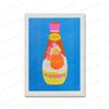 Japanese Hot Chilli Sauce Canned Tomato Wall Art Painting Nordic Poster And Print Risograph Pictures for Living Room Home Decor