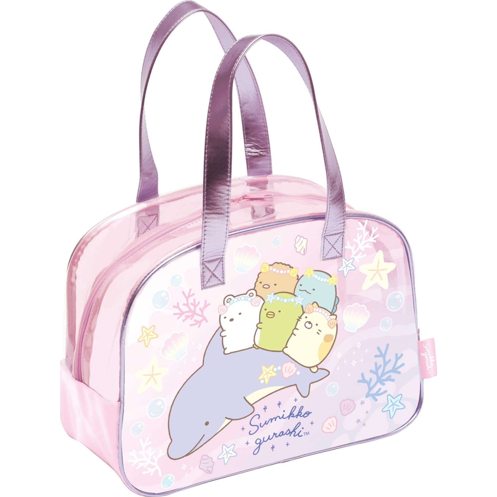 Сумка-тоут для бассейна Sumikkogurashi Boston Розовая BV46402 San-X розовый