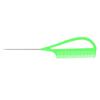 Hair Highlighting Tail Comb AntiStatic Hair Styling Comb for Barber Salon Home(Green )