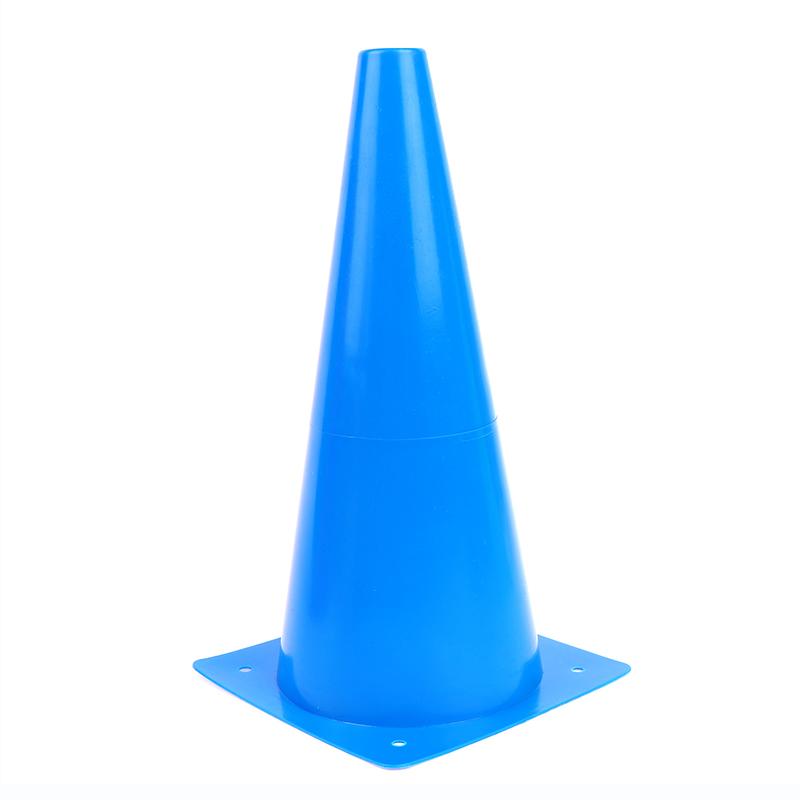 5Pcs 32Cm Barrier Football Road Flat Training Cone Perforated Sign Obstacles Road Cones Soccer Basketball Training Equipment