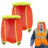 Hard Hat Shade Hard Hat Brim Shade UV Protection 2 Pieces Neck Cover With Reflective Strap Lightweight Helmet Accessories For