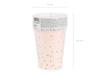 Partydeco Kubeczki Kropki Jasny Roz 260 Ml 1 Op 6 Szt
