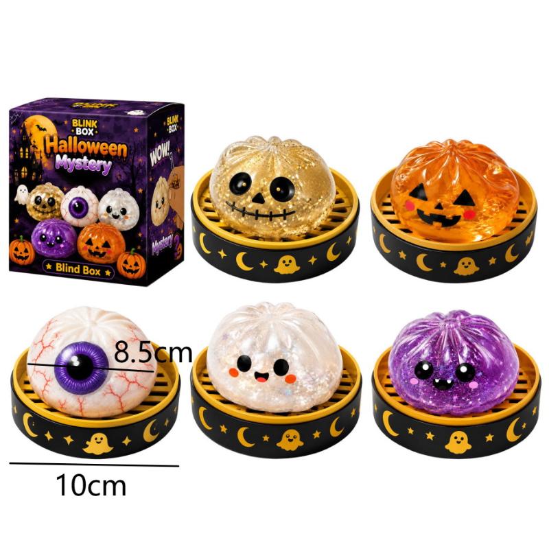 Halloween Ghost Pinch Music Creative Squeeze Decompression Toy Pinch Decompression Gift Box