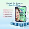 K DERMA Korean Glass Skin Essence Jelly Glow Sheet Mask, Ceramide Infused, Dermatologically Tested, 25g