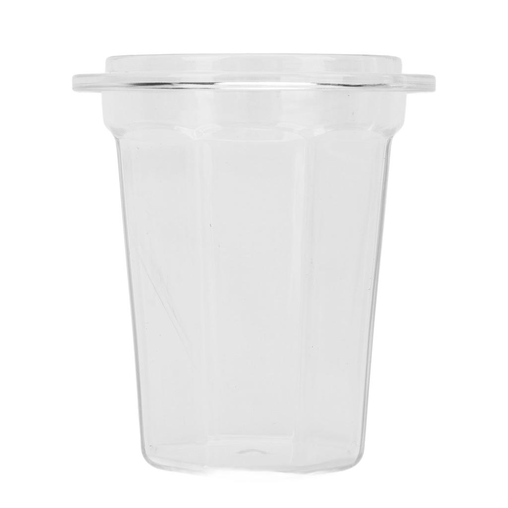 Coffee Ground Dosing Cup PC Antistatic Transparent Coffee Powder Feeder Dosing Cup for Portafilter Basket
