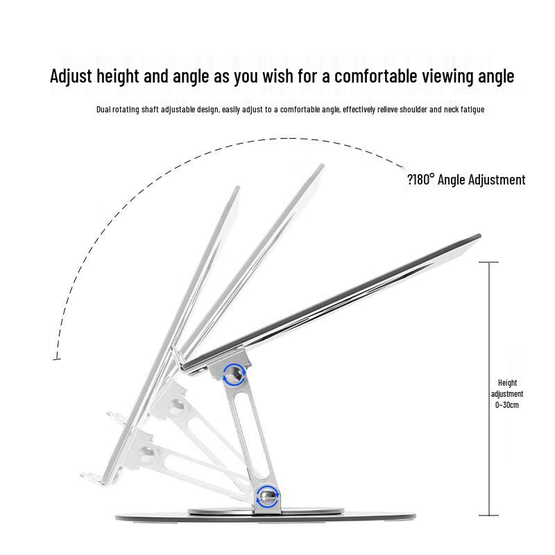 Ollymurs Rotatable Aluminum Laptop Stand