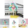Hatsune Miku Figure Rabbit Ears Spring Ver. Pink Pvc Ornament Gift Collectible 23cm
