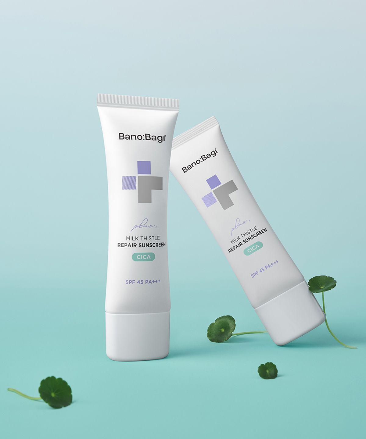 Milk Thistle Repair Cica Sunscreen Plus SPF45 PA3+