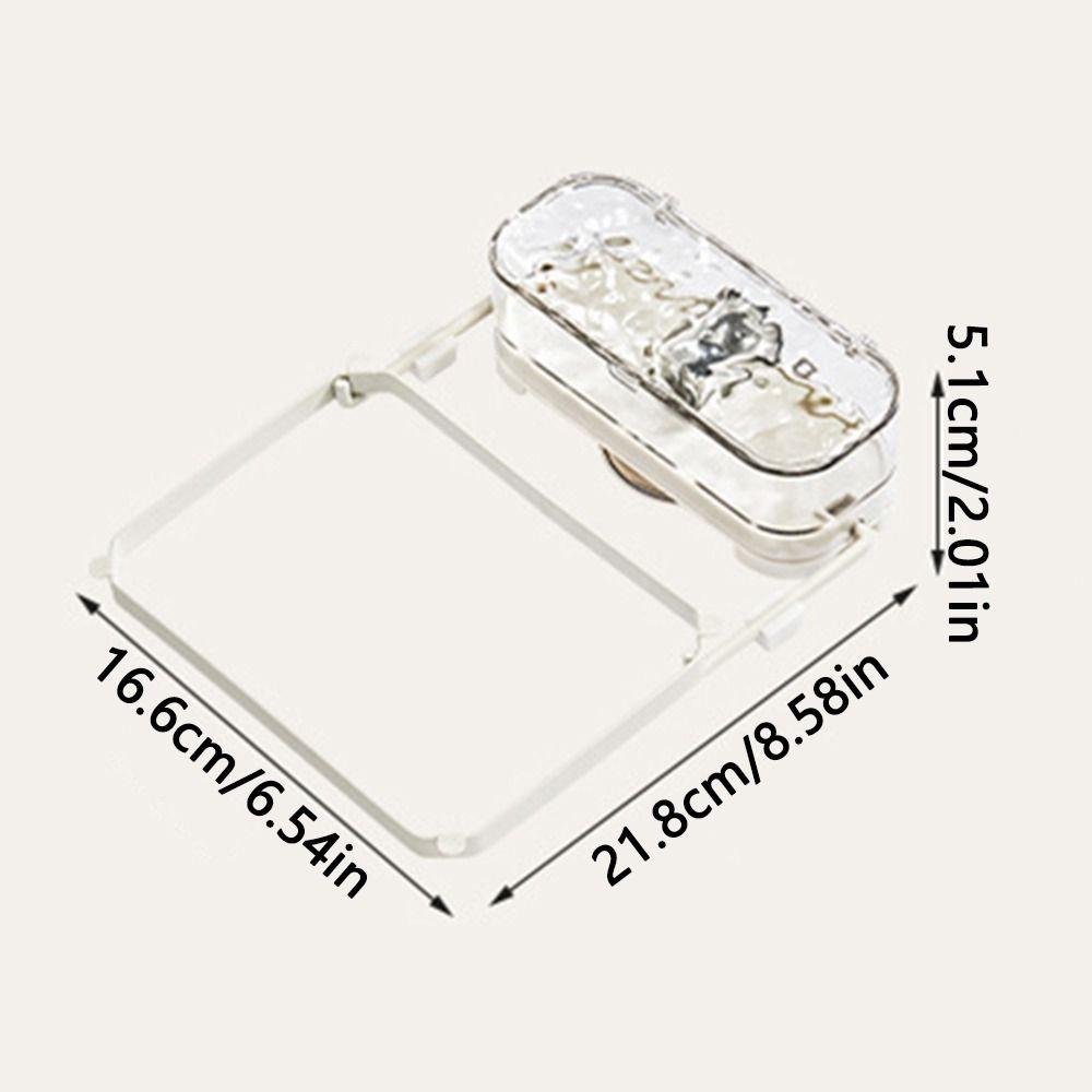 Folded Design Waste Hanging Net Bracket Suction Cup Garbage Drain Basket Holder  Soup Filtering
