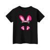 Easter Children's Neck Short Sleeve Print Top