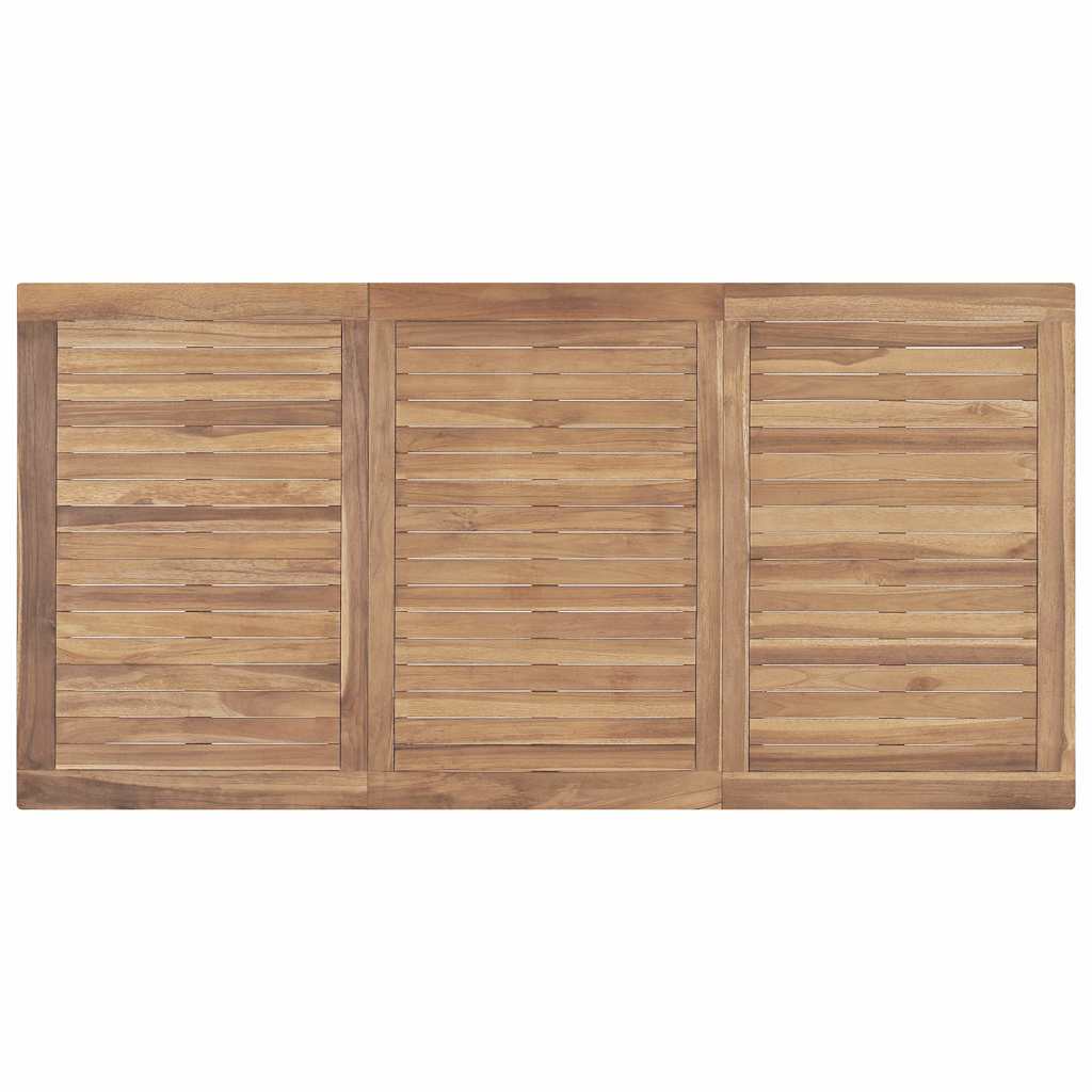 vidaXL Garten-Esstisch 160x80x77 cm Massivholz Teak