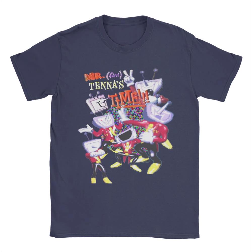 Mr Ant Tenna’s TV Time T Shirt Men's Women Deltarune Game T-Shirts Summer O-Neck Novelty Tee Shirt Wholesale Oversized Clothing