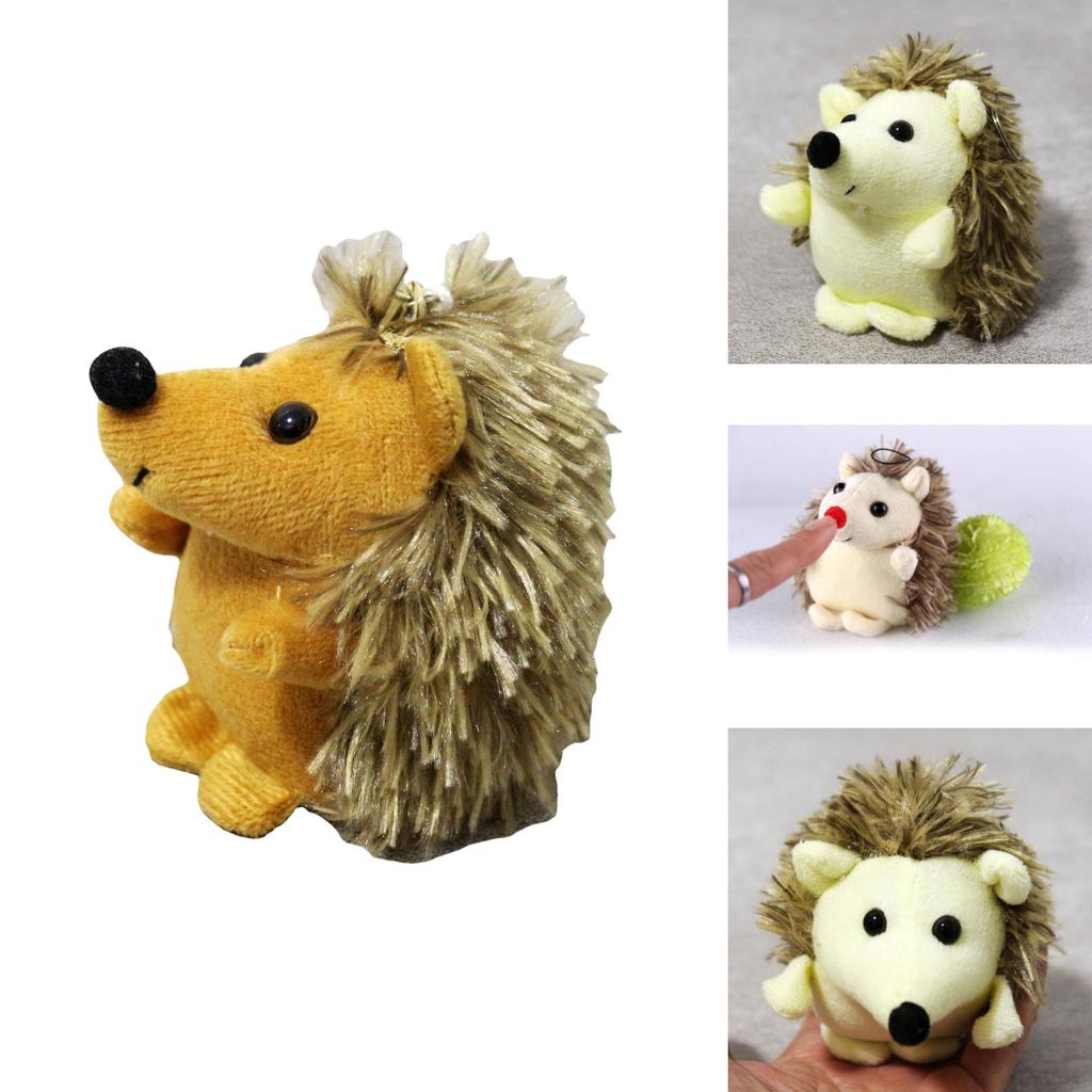 Adorable Plush Hedgehog Toy Soft Cuddly Stuffed Animal Creative Gift 10cm
