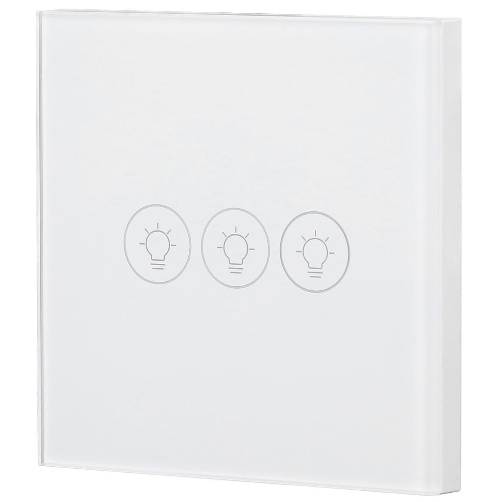 WiFi Touch Light Switch Voice Control Dimmable Smart Wall Touch Switch with Timer for Tuya 90?250V
