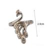 Adjustable Knitting Loop Crochet Loop Peacock Type Knitting Ring Finger Wear Thimble Knitting Tools Craft Sewing Accessories