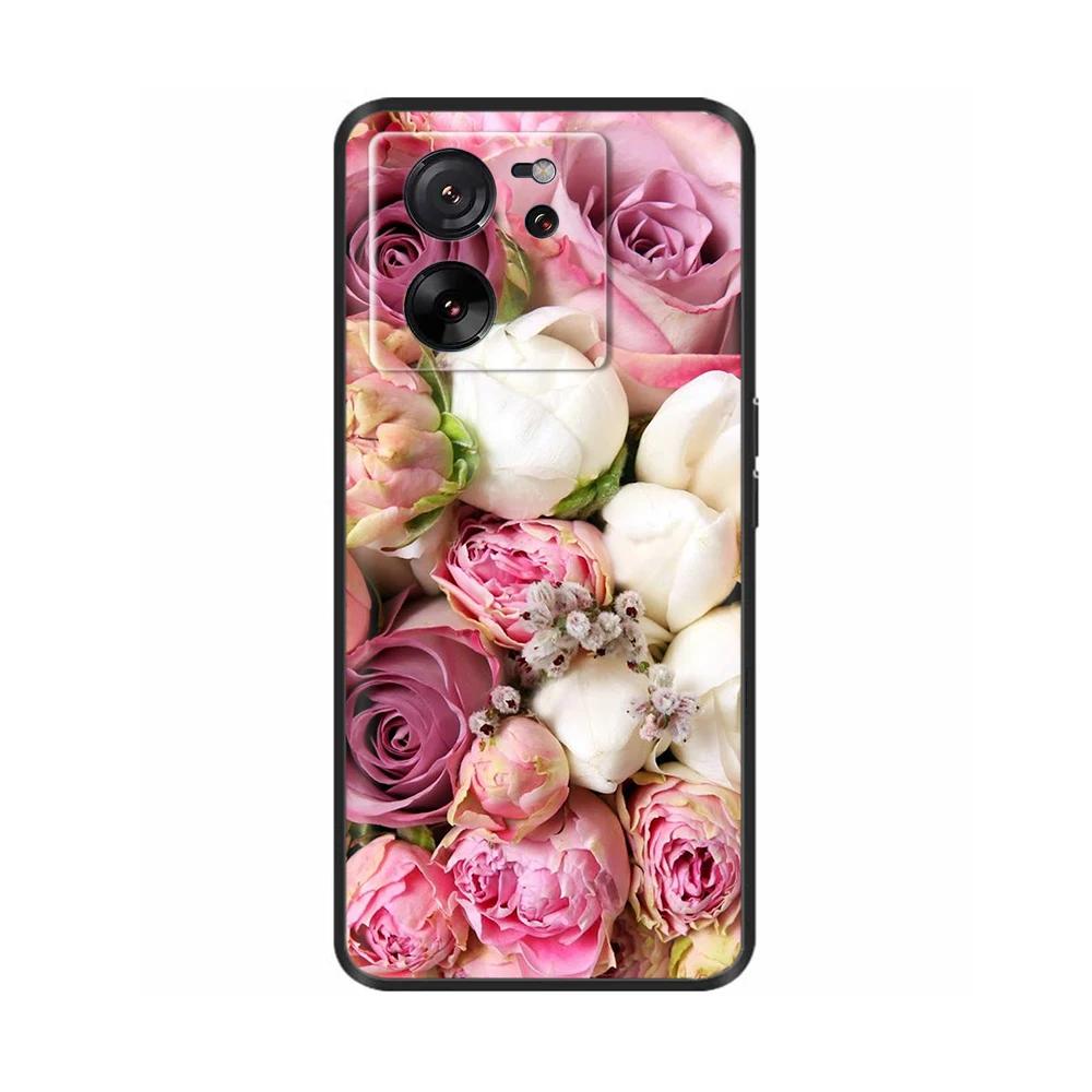 Soft Clear TPU Case For Xiaomi 13T Pro Case Mi13T Shell Silicone Painted Phone Cover For Xiaomi Mi 13T Pro 13TPro Fundas Coque