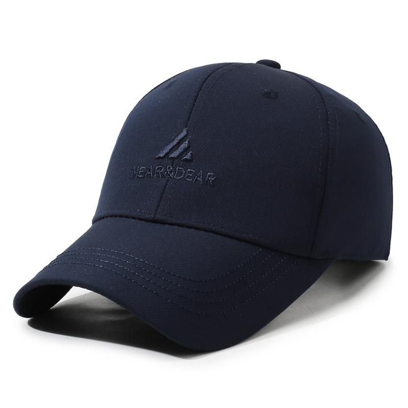 Spring And Autumn Three-Dimensional Embroidery Cap Men'S Outdoor Sunshade Sunscreen Baseball Cap Simple And Versatile Sports Men'S Hat