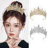 Bridal Crown Luxury Full Diamond Wedding Dress Accessories Wedding Headgear Birthday Party Crown Hair Accessories