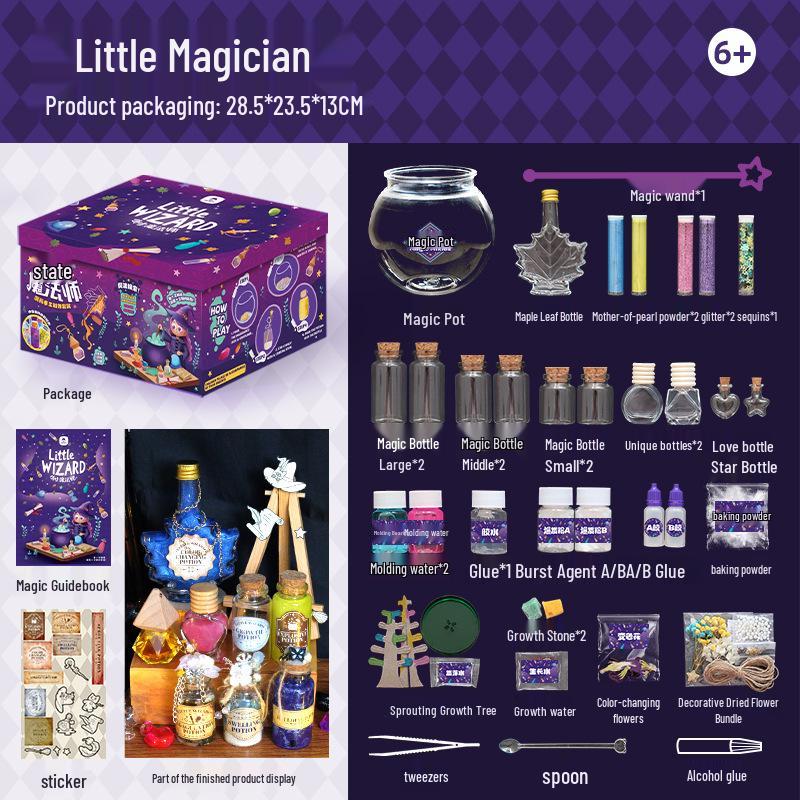 Mr. Toy Little Magician DIY Science Experiment Kit for Kids - Craft and Potion Set for Boys and Girls