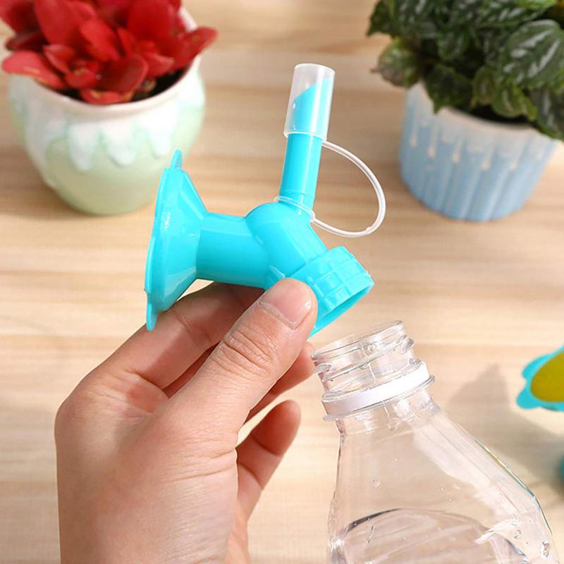 2 In 1 Watering Nozzle Sun Flower Automatic Watering Waterer Gardening Beverage Bottle Succulents Irrigation Tools