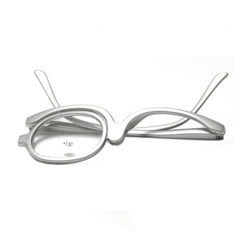 1Pcs180 Degrees College Women Make-up Folded Presbyopic Glasses Glasses Magnifying Glass