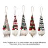 Christmas Tree Ornaments with Lights, 2/5pcs Glowing Plush Gnomes Santa Elf Xmas Hanging Decorations Christmas Hanging Pendant