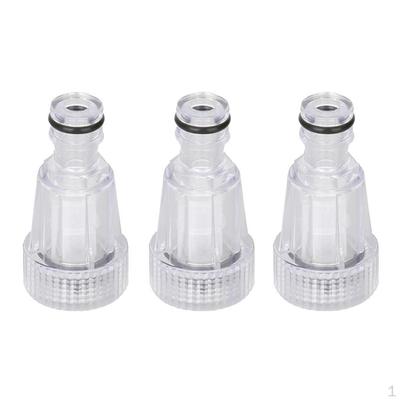 3pcs 63mm Transparent Pressure Washer Water