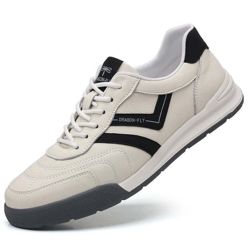 2025 New Men's Casual Shoes Men's Trend Versatile White Shoes Men's Flat-bottomed Sports Wind Breathable Board Shoes Men's Shoes