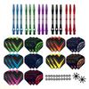 A1A2 Dart Flights & Stems Set Professional Dart Stems Darts Accessories Universal Darts Accessories Sets Aluminum Darts Stems
