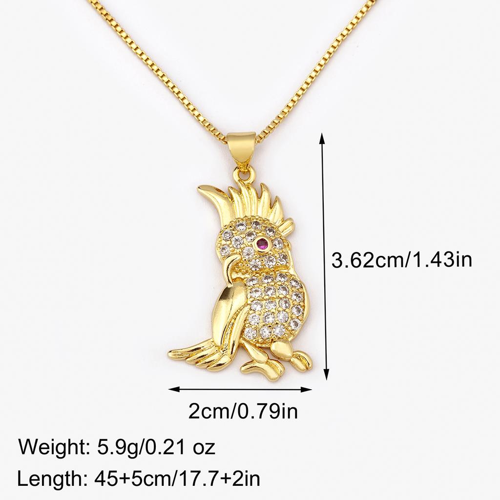 Nidin Hot Sale Eagle/Wing/Feather Shape Personality Pendant Necklace For Female Male Hip-Hop Style Clavicle Chain Jewelry Gifts