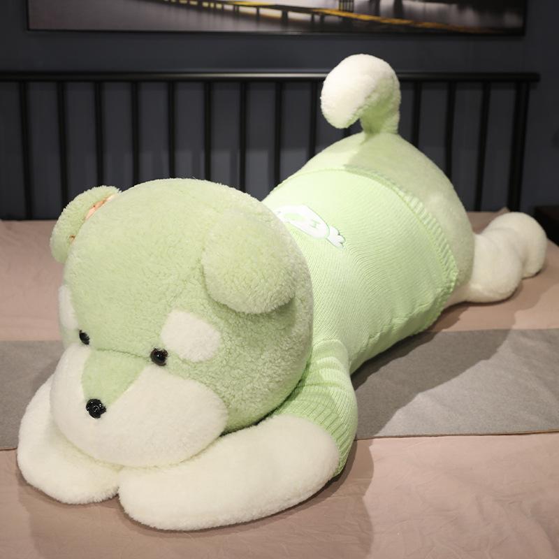 Schnauzer Doll Pillow Dog Pillow Girl Sleeping Rag Doll Simulate Plush Toy Huge Number Doll