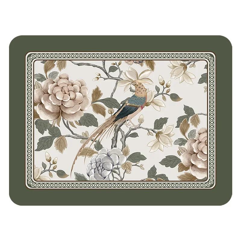 

Silicone bath mud absorbent kitchen countertop mat Leather faucet drain mat wash basin countertop mat 14cm x 14cm