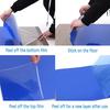 30pcs Anti Bacterial Peel Off Sticky Floor Door Mat Dust Remover Pads (S)