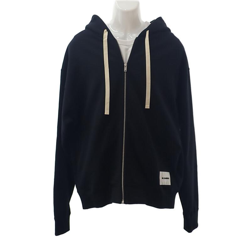 JIL SANDER  J47HG0101 L Parker black cotton mens