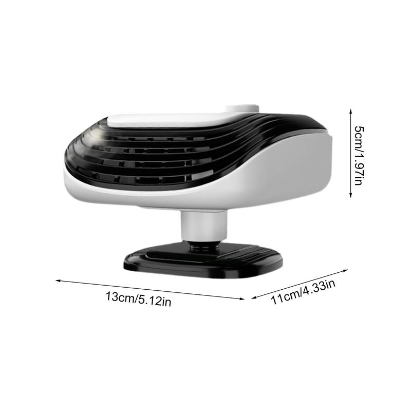 Pro většinu automobilů Odmrazovač automobilů Rotace Ventilátor Odmrazovač Odmrazovač 12V Rychlé vytápění a chlazení Přenosný ohřívač pro automobily