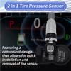 G9-TPMS Tire Pressure Sensors 10Pcs Universal Programmable MX Sensor 315MHZ+ 433Mhz 2 In 1 For Autel Tool TS408 TS508 ITS600