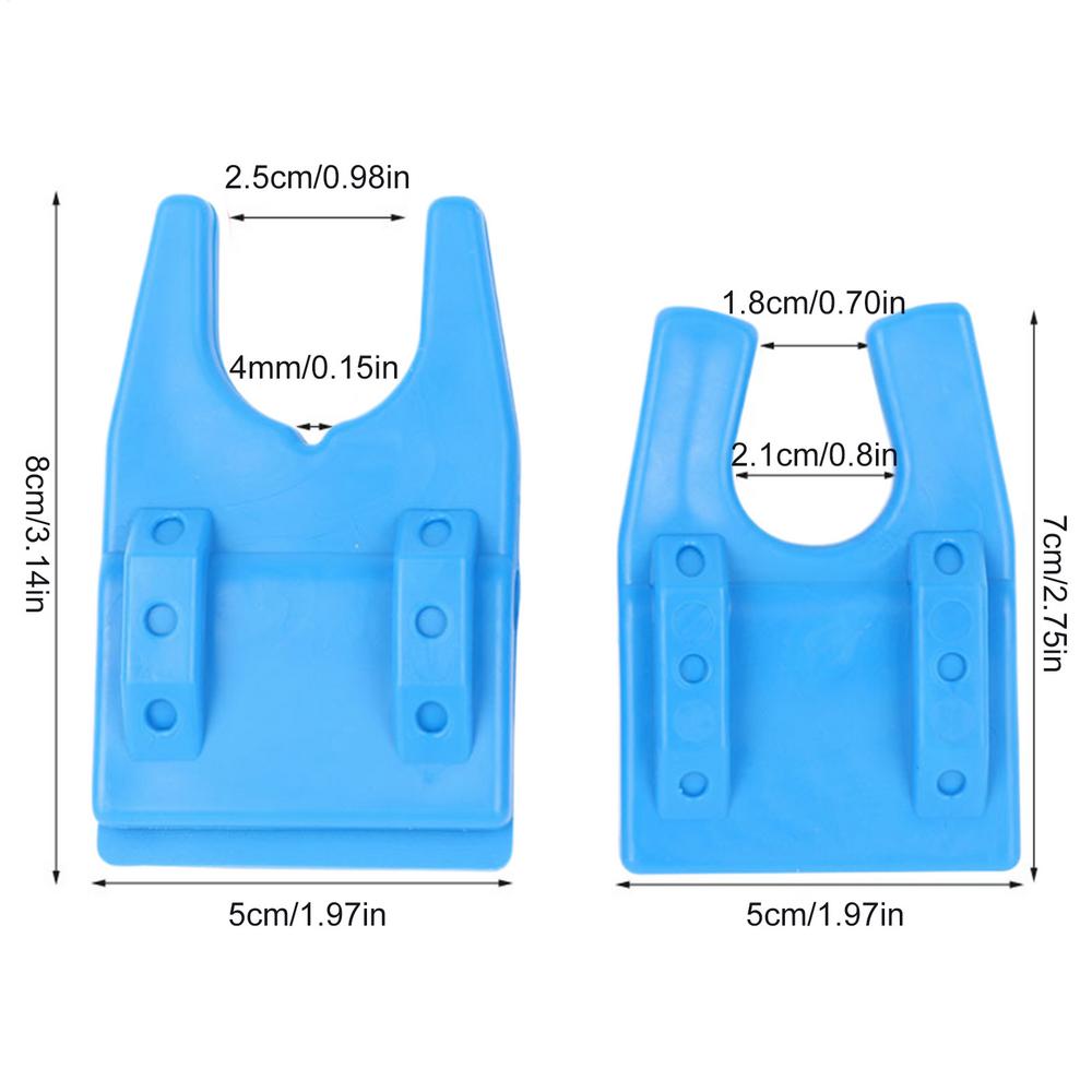 Ice Fishing Bucket Rod Holders Safe Bucket Rod Holders 2 Pieces Portable Compact Fishing Rod Racks  Fishing Rod Racks синий