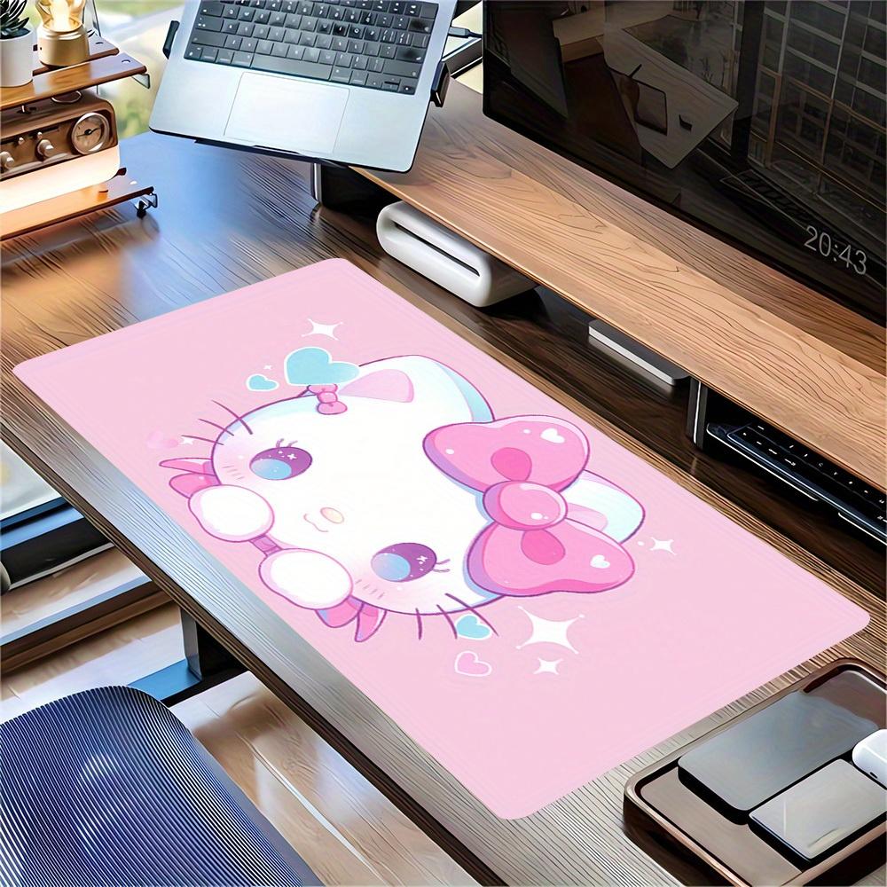 1pc Hello Kitty Cute PastelComputer Pad with Vibrant Game Machine Print, Mouse Pads for Desk0515010