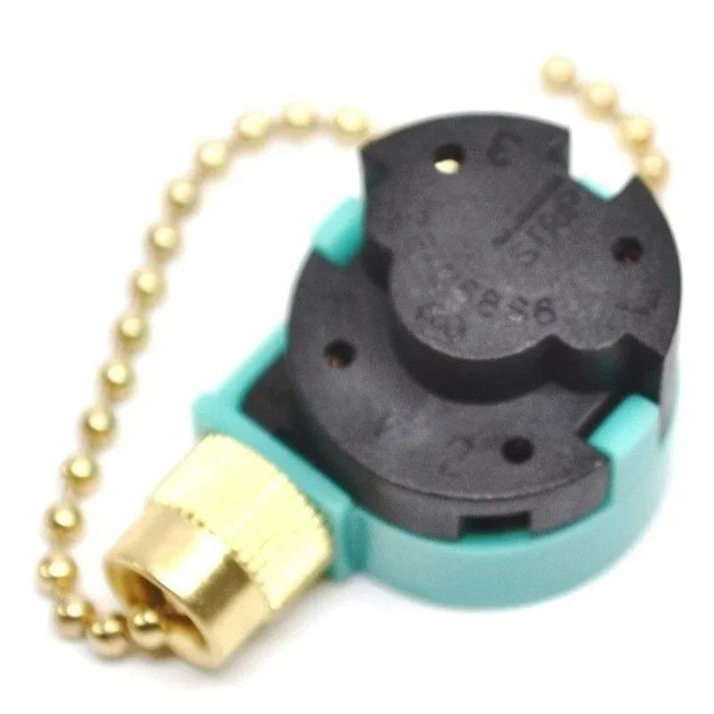Zipper Switch, Fan, Wall Light, Ceiling Light Control Multi-speed Multi-light Green Four-speed Pull Switch