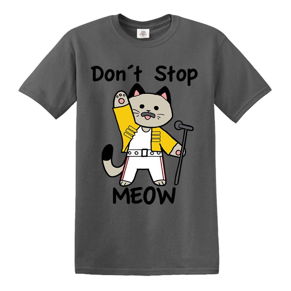 Funny dont stop meow tshirt cat kitten funny party cats tshirt top tee 2XL