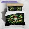 Set Lenzuola Stampato Calcio Real Betis 3 Pezzi, Comodo Set Copripiumino per Camera da Letto Amico della Pelle