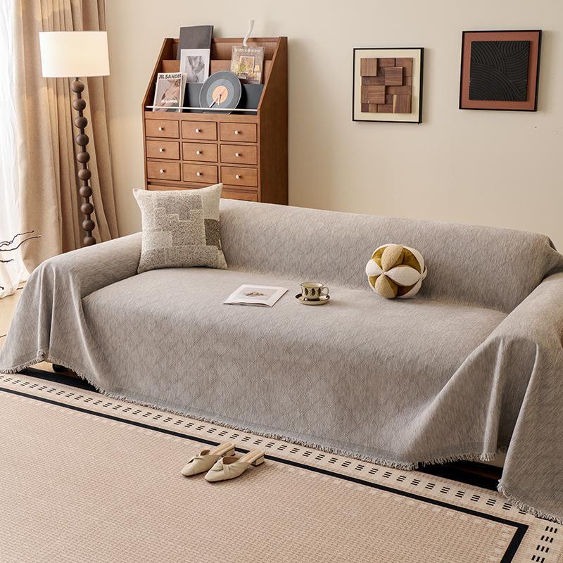 Nordic Chenille Sofa Towel Cover All Season Universal Sofa Throw Blankets Non Slip Pets Kids Anti-dirty Recliner Armchair Covers