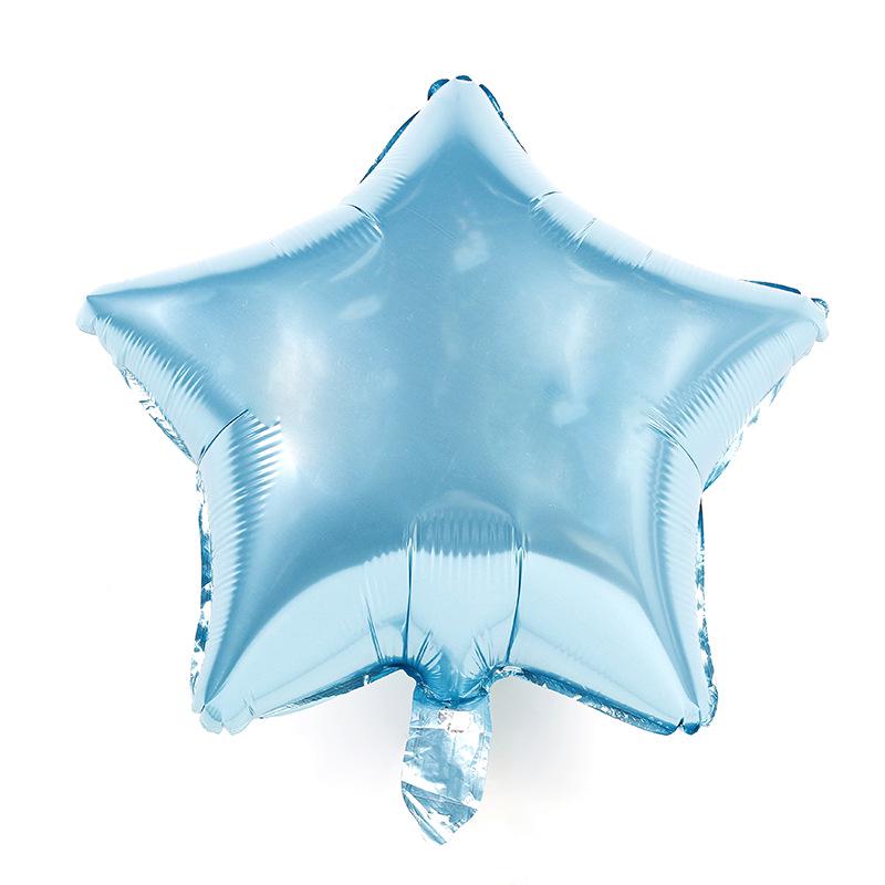 18-Inch Star & Heart Foil Balloon - Festival, Birthday, Wedding Decoration