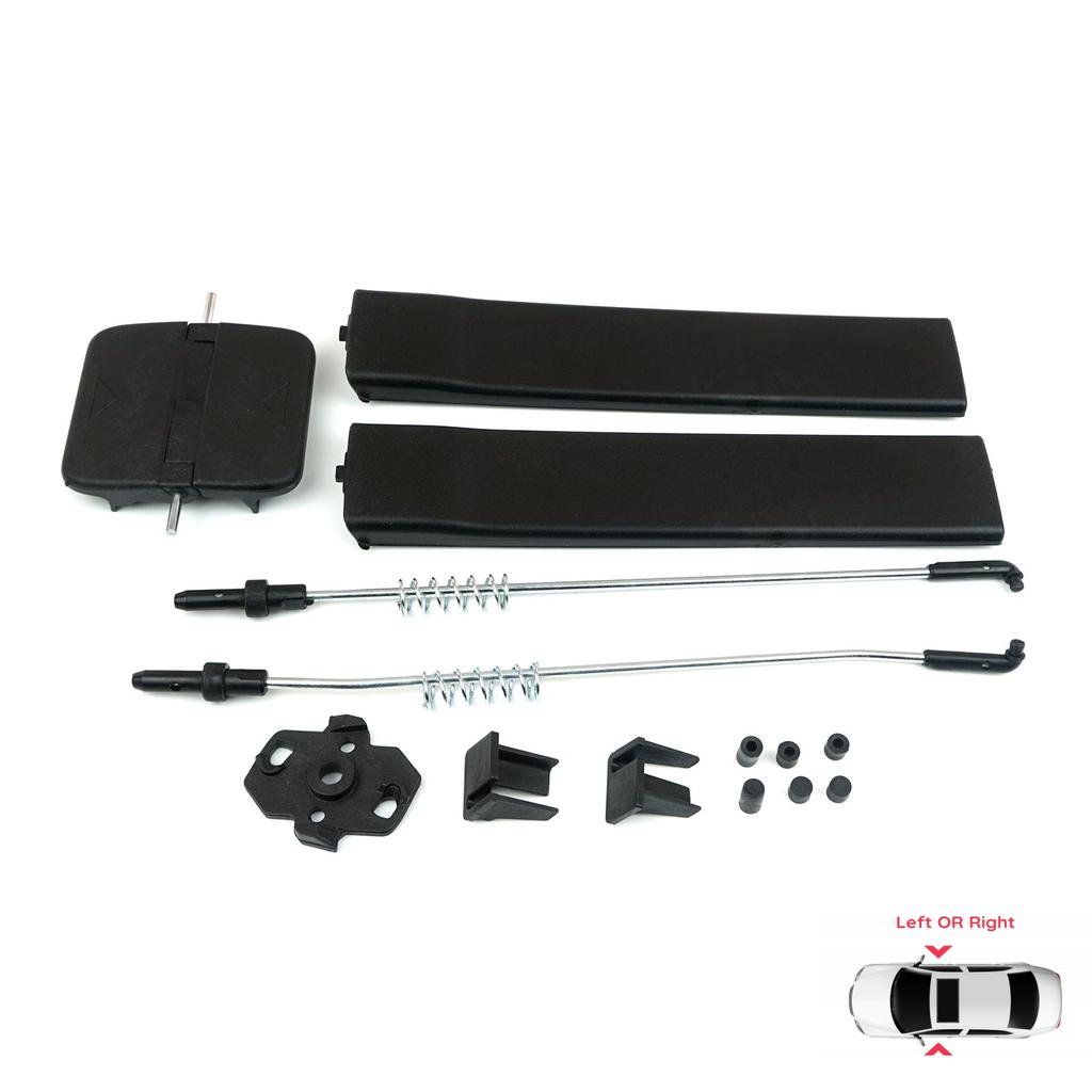 ESC Auto Parts EDP573 Side Sliding Window Glass Latch Cover Repair Set 7H0847781B for VW T5 Caravelle Fast Shipment Free Shipmen