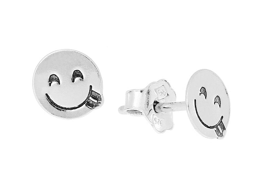 Silver Branch Earrings with Cubic Zirconia Women' Rhodium-Plated Leaf Studs 925